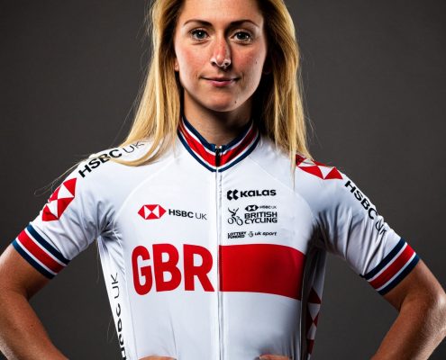 a photograph of Olympian Dame Laura Kenny